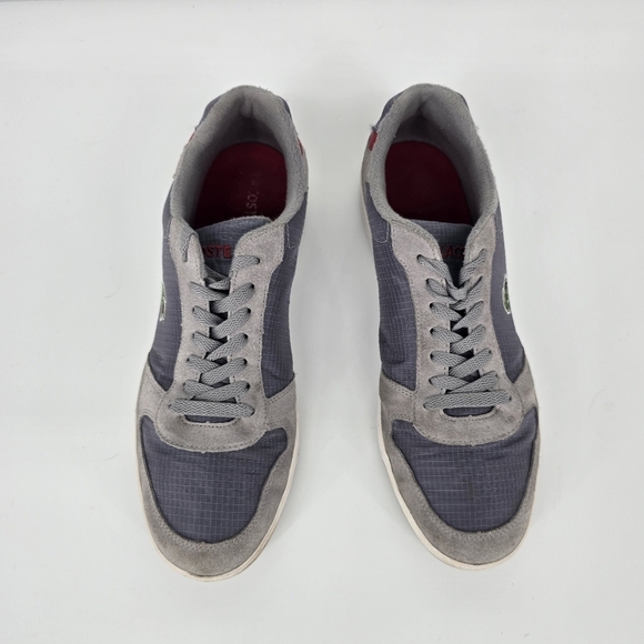 Lacoste Shoe Men 11.5 Jenson EO SPM Sneakers Grey Suede main image 6